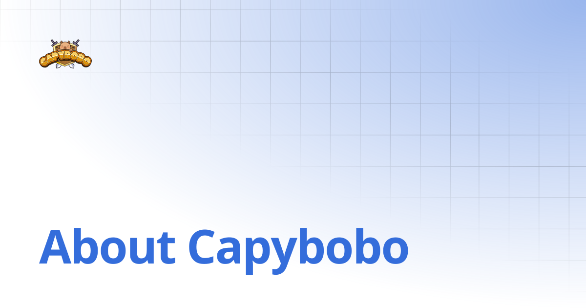 https://doc.capybobo.io/ ## Executive Summary | Capybobo Whitepaper ![Embed Thumbnail](https://doc.capybobo.io/~gitbook/ogimage/9Inm1YoKz7CuT1CzFZw5)